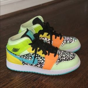 Air jordan 1 MiD reflective